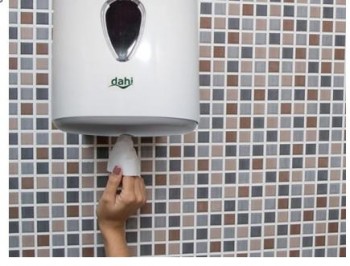 DISPENSADOR PAPER AIXUGA MANS DAHI MECHA BLANC 321X207X220 MM